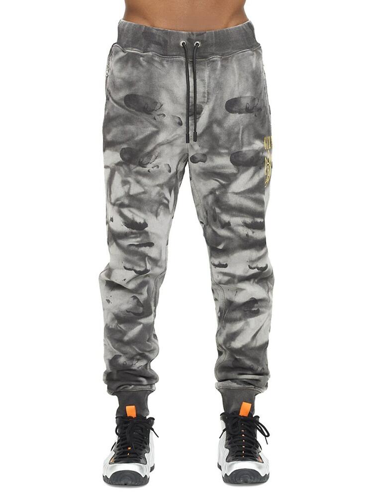 Cult Of Individuality Men's Abstract Joggers - Charcoal Cover