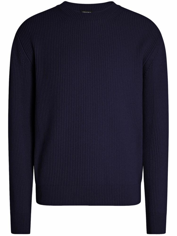 Zegna Oasi cashmere jumper - Blue Cover