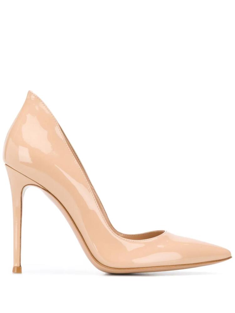 Gianvito Rossi pointed toe 110mm pumps - Neutrals Cover