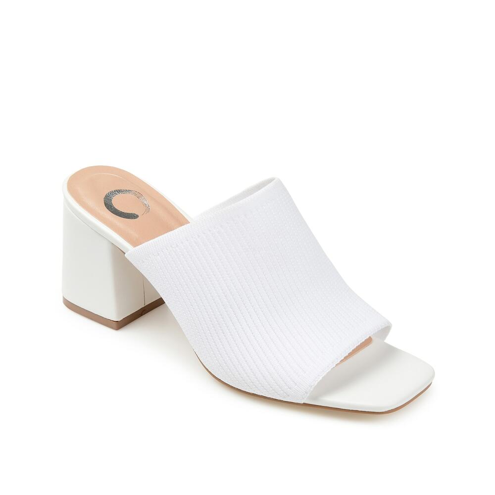 Journee Collection Wide Width Lorenna Mule | Women's | White Cover