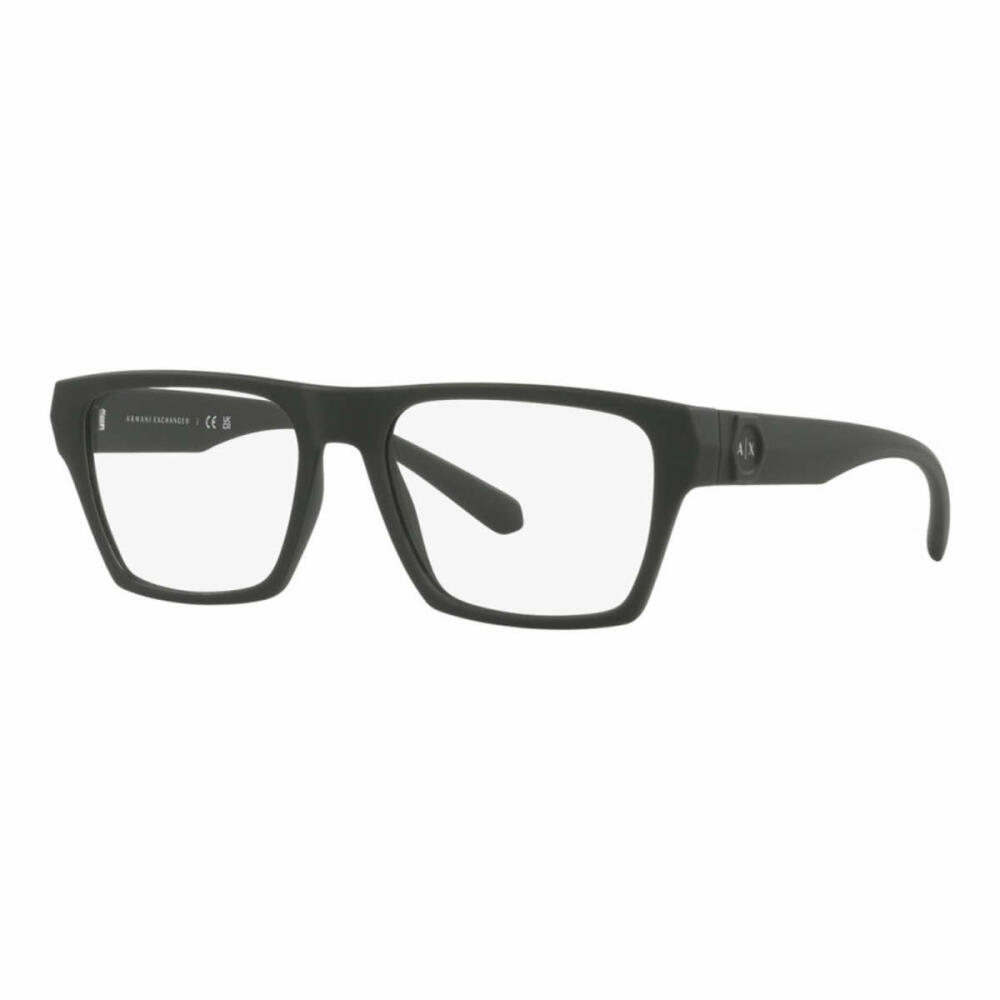 Armani Exchange Demo Rectangular Mens Eyeglasses Cover