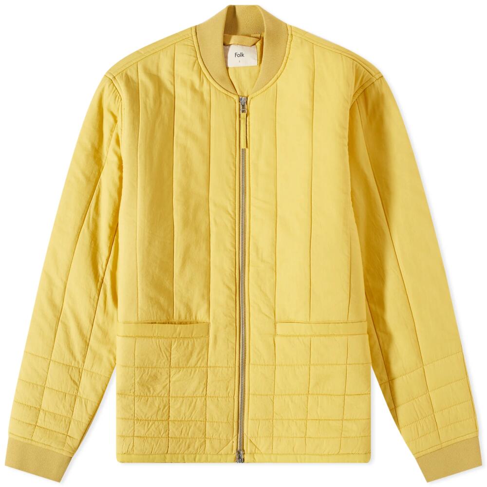 Folk Men's Cave Jacket in Lemon Cover