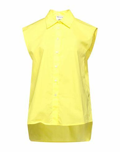 Semicouture Woman Shirt Yellow Cotton Cover