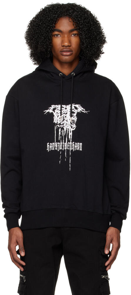 Han Kjobenhavn Black Printed Hoodie Cover