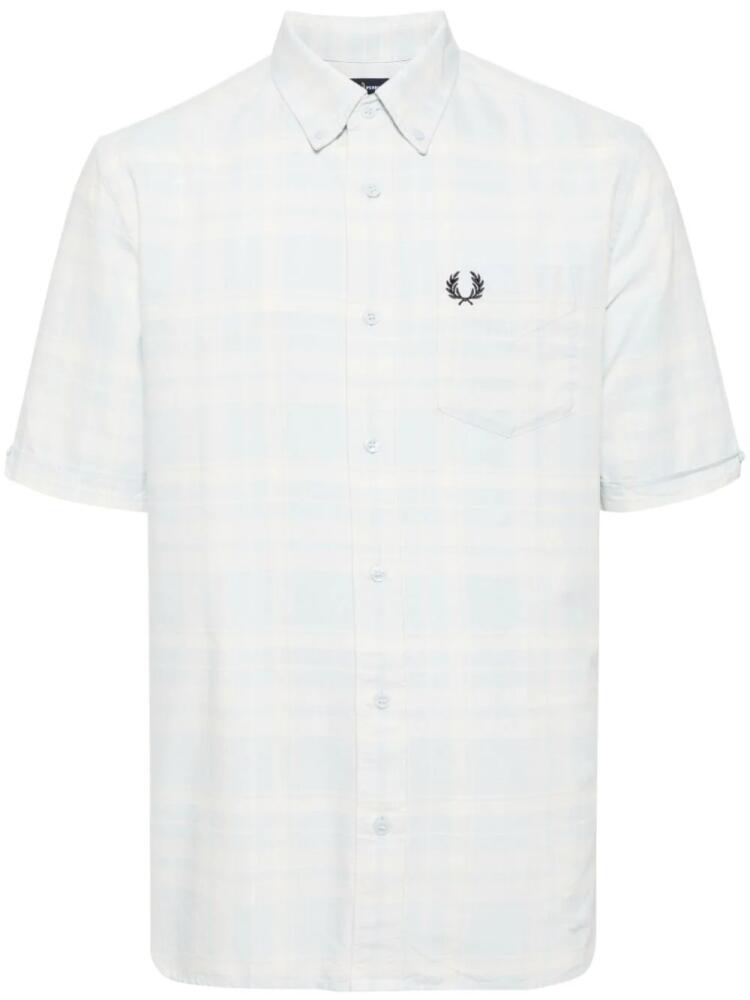 Fred Perry checked cotton shirt - Blue Cover