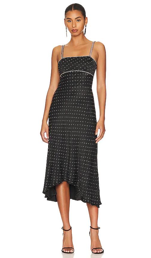 L'Academie Emme Midi Dress in Black Cover