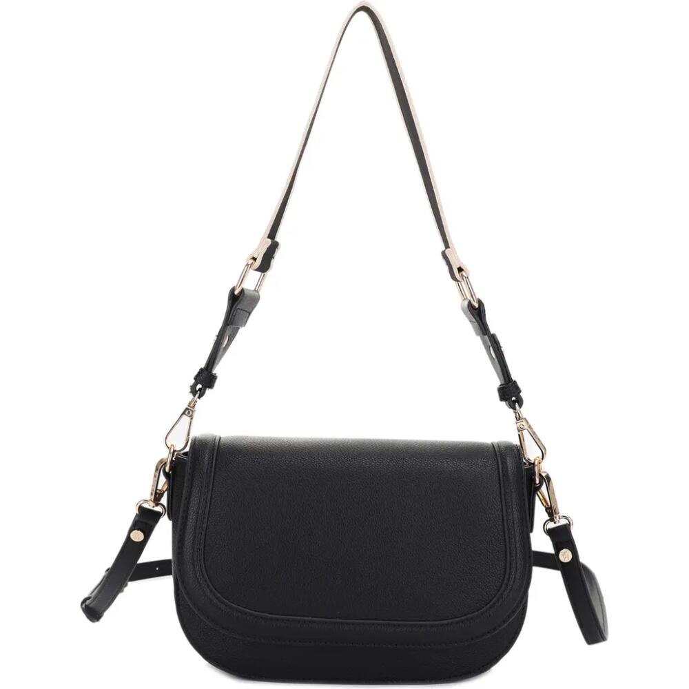 Mali + Lili Kiana Recycled Vegan Leather Crossbody Bag in Black Cover