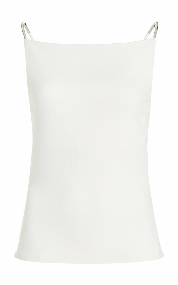 Brandon Maxwell - The Jenna Boat Neck Tank Top - Ivory Cover