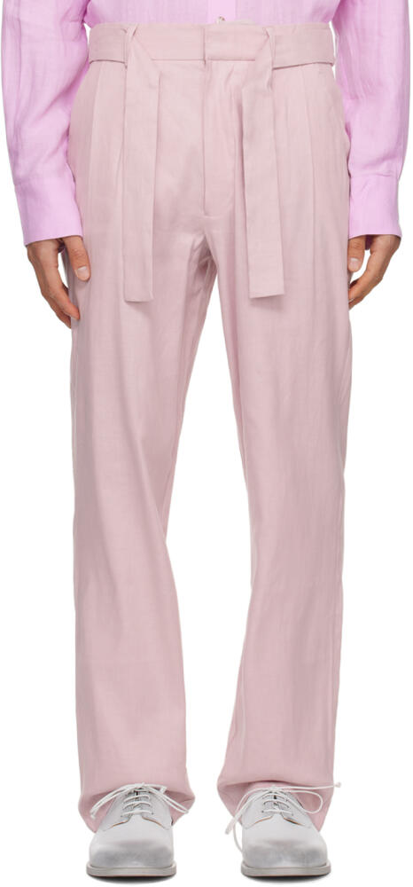 COMMAS Pink Tailored Trousers Cover