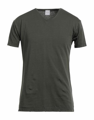 Stilosophy Man T-shirt Military green Cotton Cover