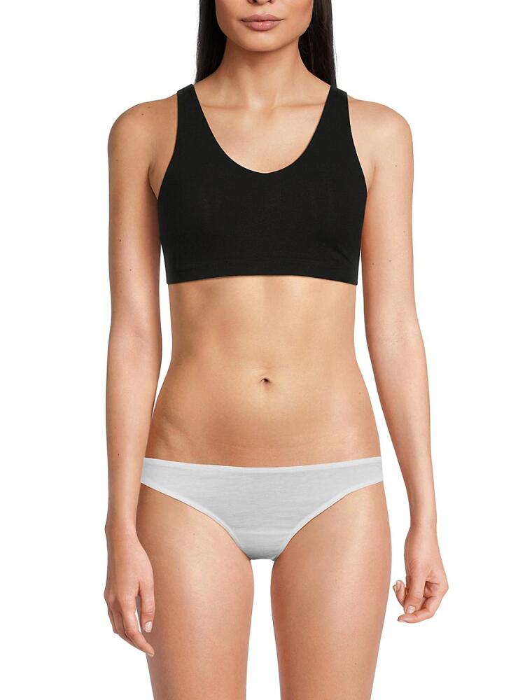 Skin Women's Belezza Pima Cotton Blend Bralette - Black Cover