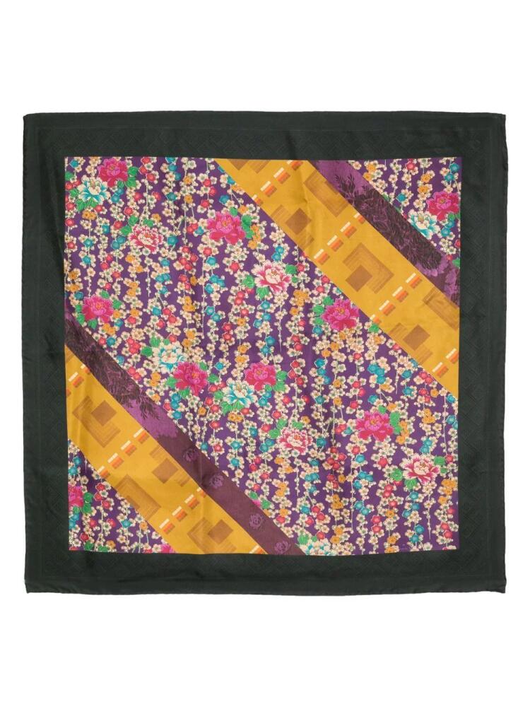 Pierre-Louis Mascia silk mix-pattern square scarf - Multicolour Cover