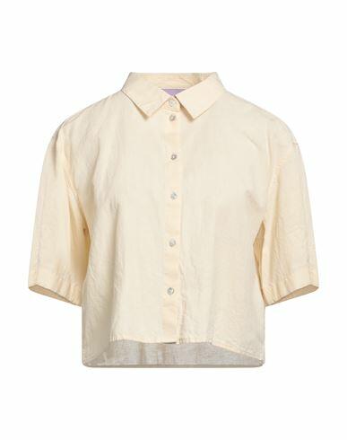 Jjxx By Jack & Jones Woman Shirt Beige Cotton, Linen Cover