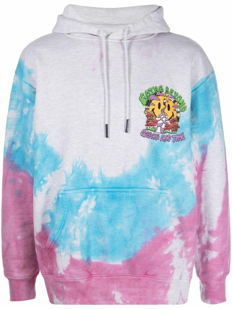 MARKET Smiley Beyond Space And Time tie-dye hoodie - Grey Cover