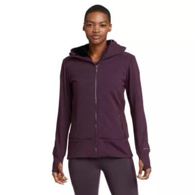 Eddie Bauer Women's Cozy Cabin Full-Zip Hoodie - Faux Fur Cover