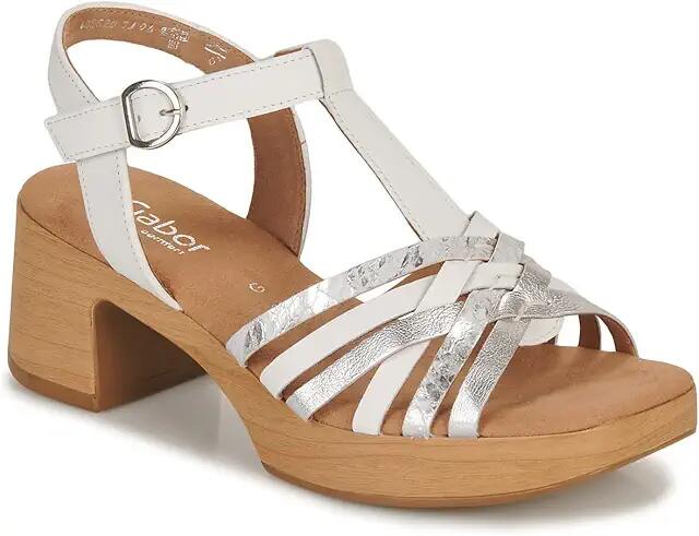 Gabor Gabor 22.723 (White/Silver) Women's Sandals Cover