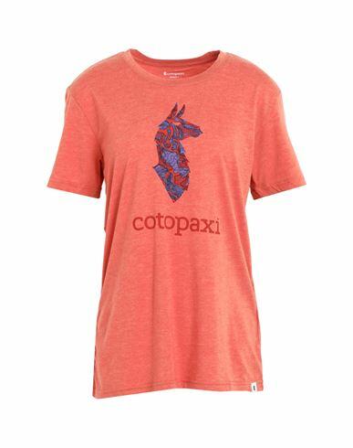 Cotopaxi Altitude Llama Organic Organic Woman T-shirt Orange Organic cotton, Recycled polyester Cover