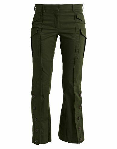 Rokh Woman Pants Military green Cotton Cover