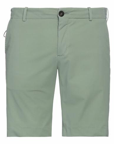 Rrd Man Shorts & Bermuda Shorts Sage green Polyamide, Elastane Cover