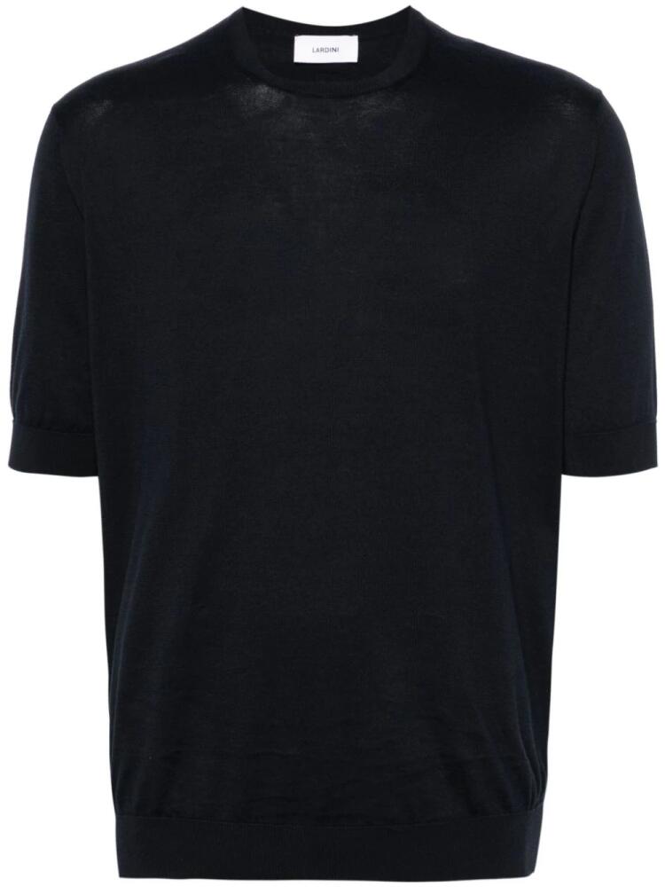 Lardini crew-neck cotton T-shirt - Blue Cover