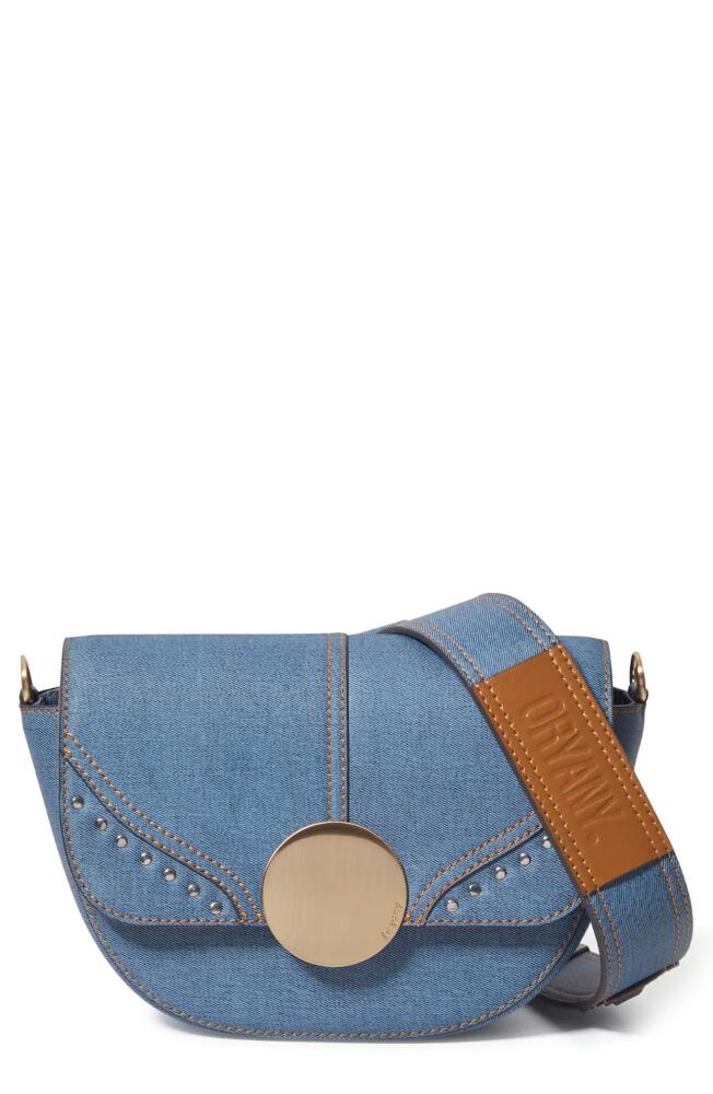 Oryany Lottie Denim Crossbody Bag in Denim Blue Cover