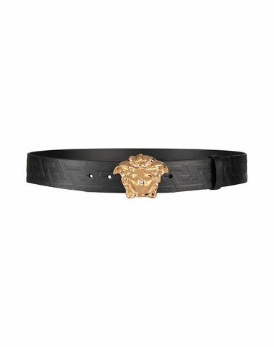 Versace Man Belt Black Leather Cover