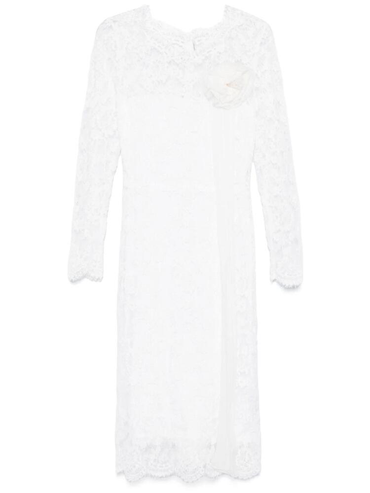 Ermanno Scervino floral-lace midi dress - White Cover