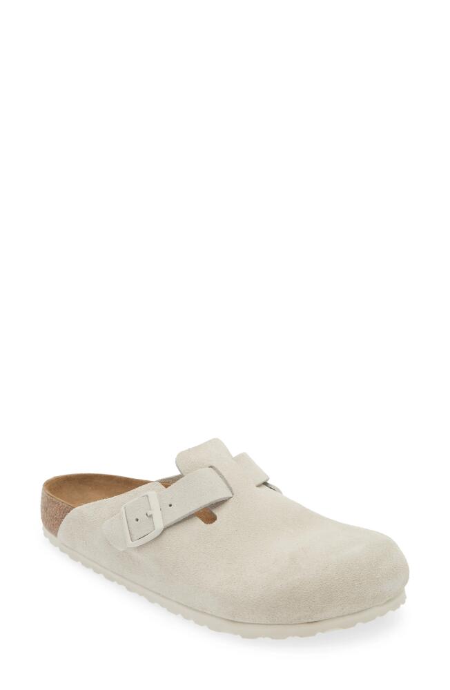 Birkenstock Boston Soft Clog in Antique White Cover