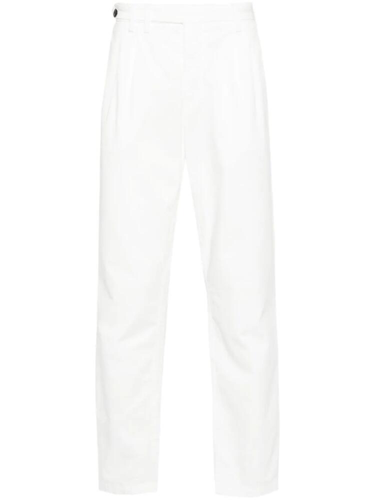 Eleventy mid-waist tapered trousers - White Cover