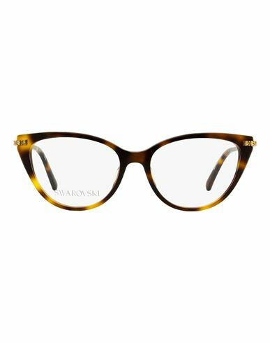 Swarovski Swarovski Cat Eye Sk5425 Eyeglasses Woman Eyeglass frame Brown Acetate, Metal Cover