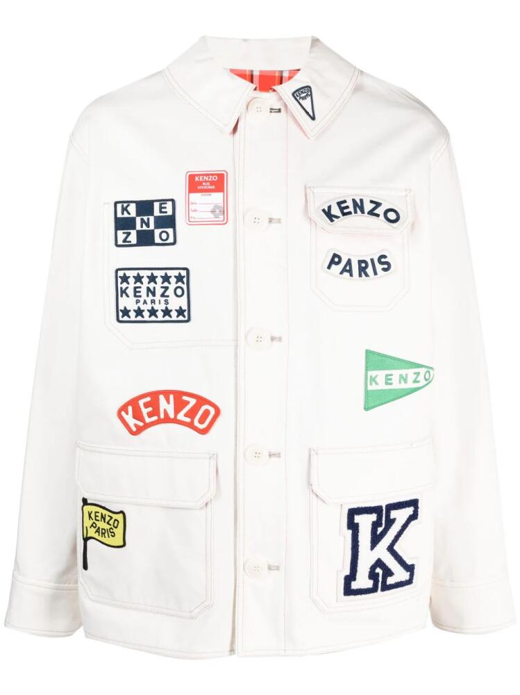 Kenzo Kenzo Sailor work jacket - White Cover