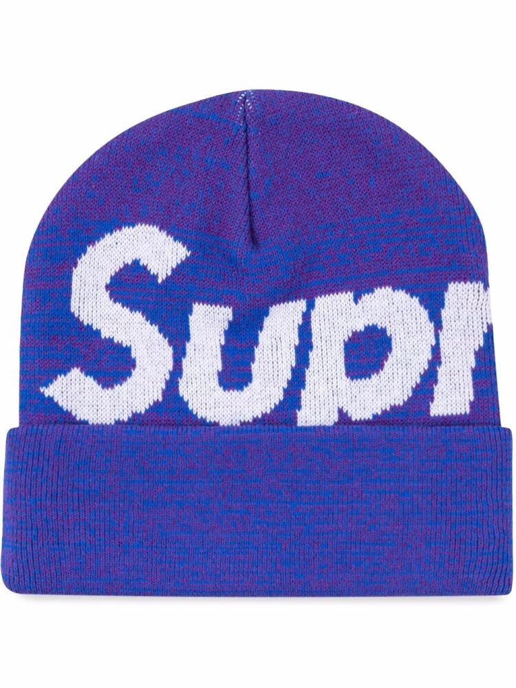 Supreme Big Logo Beanie "Fw 21" sneakers - Blue Cover