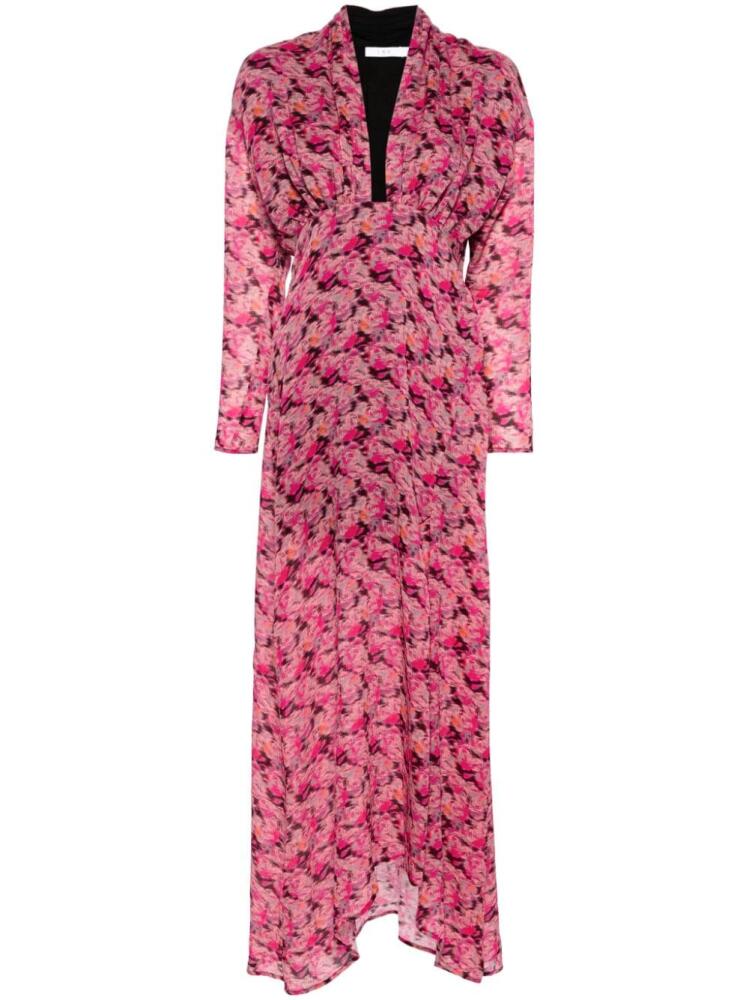 IRO Nollie floral-print maxi dress - Pink Cover