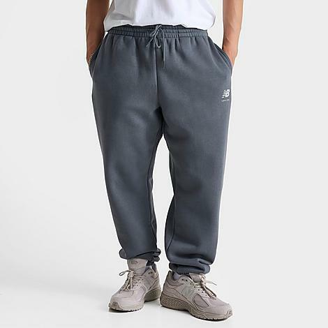 New Balance Men's Logo Graphic Fleece Jogger Sweatpants in Grey/Graphite Cover