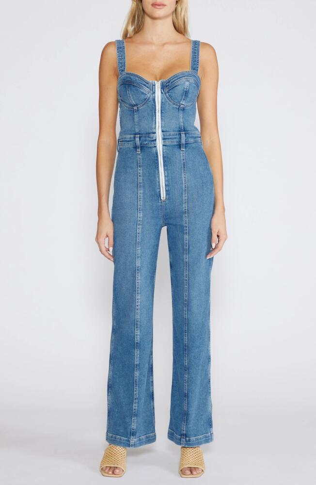 ÉTICA Anna Bustier Denim Jumpsuit in Coba Cover