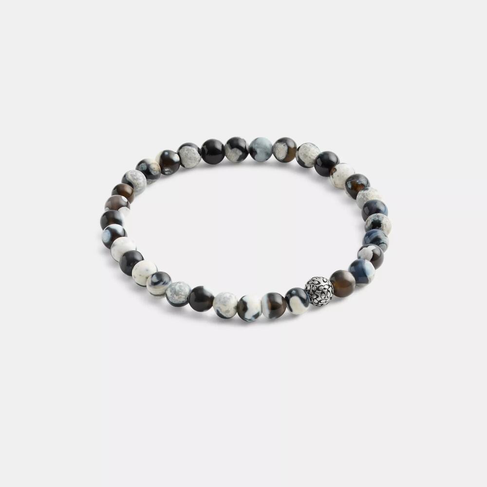 Coach Signature Orb Beaded Stretch Bracelet Cover