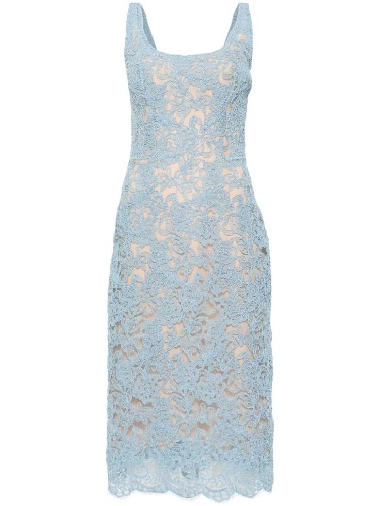 Ermanno Scervino lace midi dress - Blue Cover