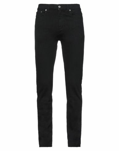 Golden Goose Man Jeans Black Cotton, Elastane Cover