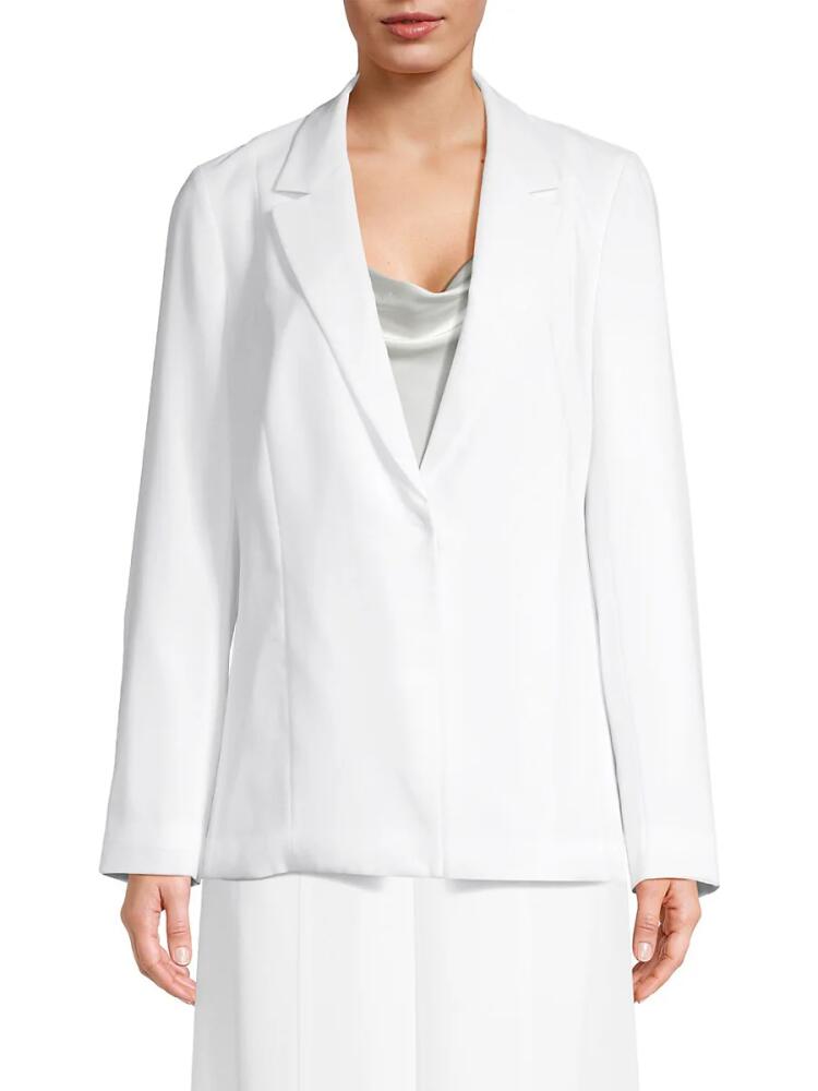 Kobi Halperin Women's Hunter Solid Single Breasted Blazer - White Cover