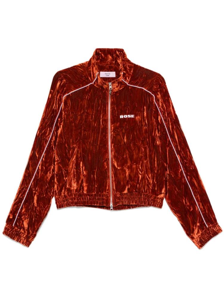 Martine Rose Shrunk track jacket - Orange Cover