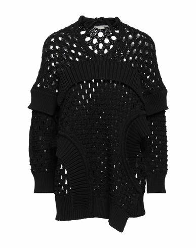 Stella Mccartney Woman Sweater Black Cotton, Polyamide Cover