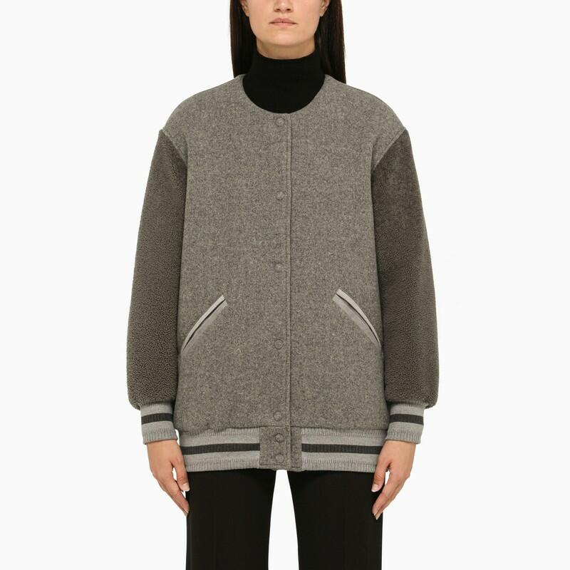 Givenchy Grey wool bomber jacket Cover