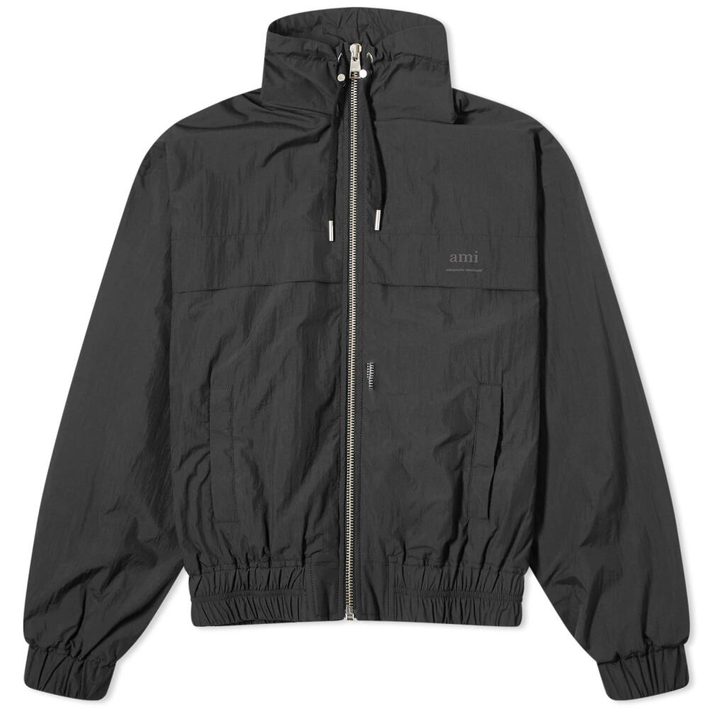 AMI Paris Men's Zipped Wind Breaker in Black Cover