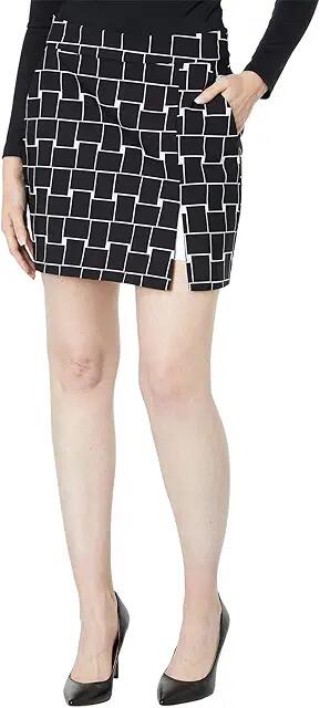 Krazy Larry Pull-On Skort (Black Cube) Women's Shorts Cover