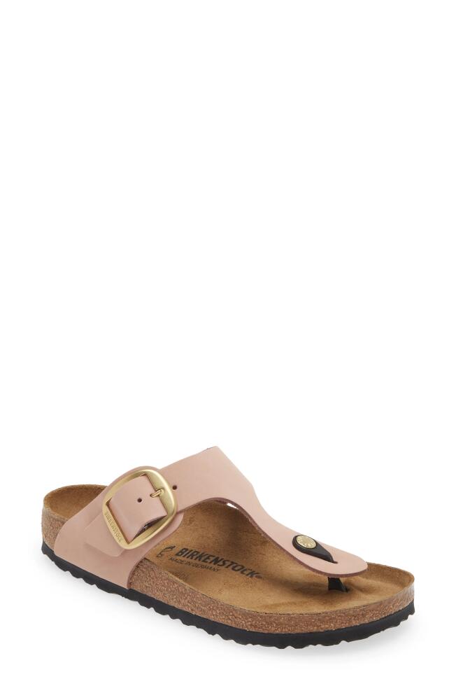 Birkenstock Gizeh Big Buckle Slide Sandal in Soft Pink Cover