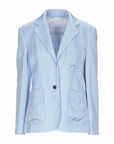 Ermanno Scervino Woman Blazer Sky blue Viscose, Elastane Cover