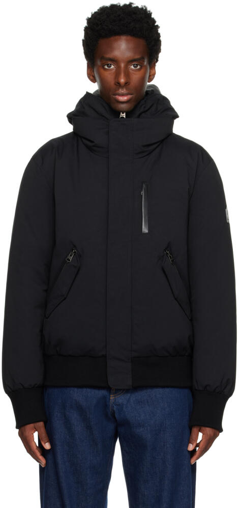 MACKAGE Black Dixon Down Bomber Jacket Cover