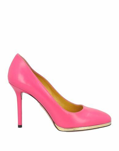 Charlotte Olympia Woman Pumps Fuchsia Soft Leather Cover