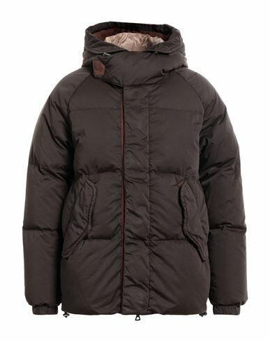 Historic Man Puffer Dark brown Cotton, Nylon, Polyester Cover