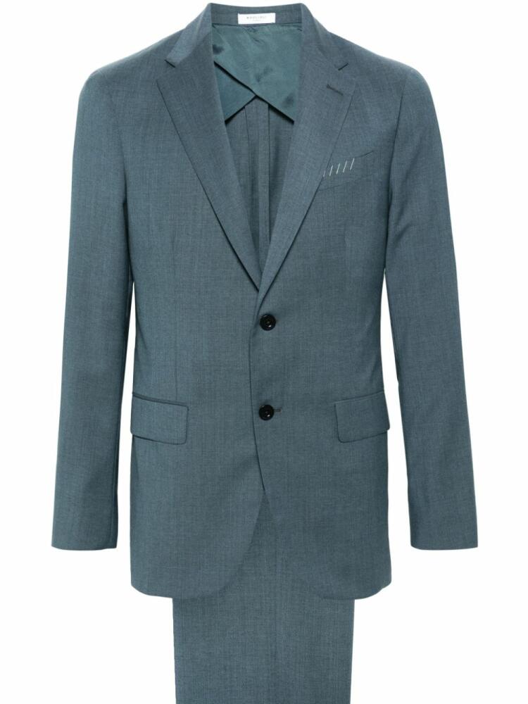 Boglioli single-breasted wool suit - Blue Cover